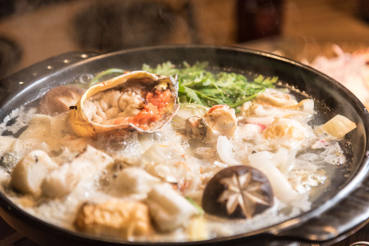 內湖日式料理推薦 幸和殿手作料理 玫瑰螃蟹鍋華麗登場
