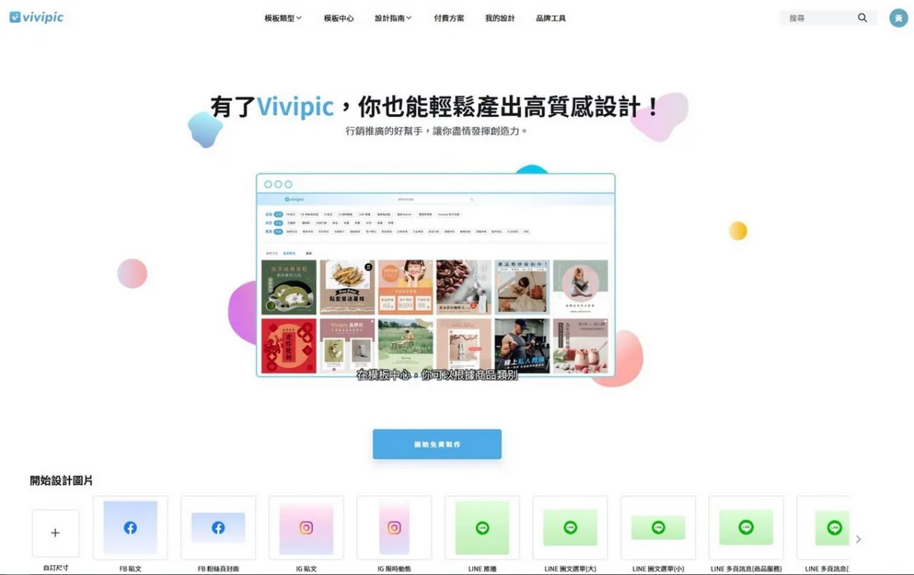 Vivipic 五分鐘幫你快速完成一個理想的海報、貼文素材、Line@圖文選單